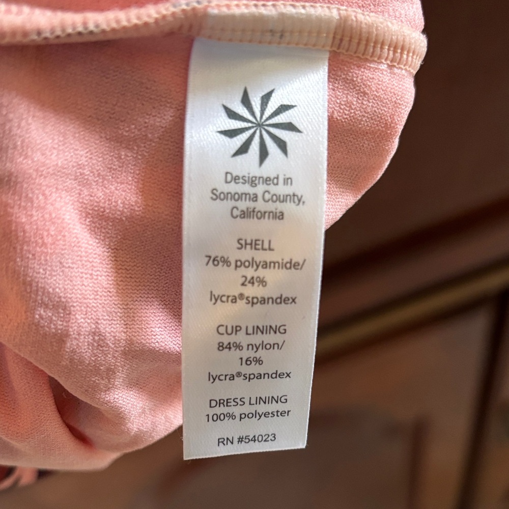 Athleta Peach And Multicolor Patterned Top - image 7